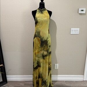 RESA Glittering Black and Yellow Dress